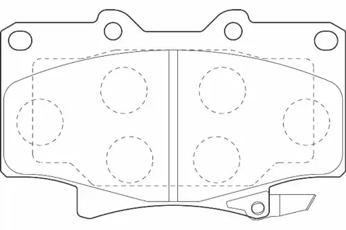 Тормозные колодки дисковые WAGNER WBP21775A