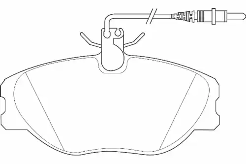 Тормозные колодки дисковые WAGNER WBP21801A