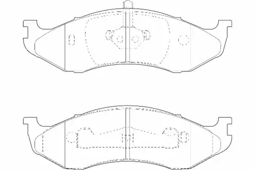 Тормозные колодки дисковые WAGNER WBP21822B