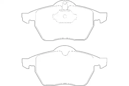 Тормозные колодки дисковые WAGNER WBP21828A