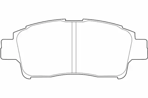 Тормозные колодки дисковые WAGNER WBP23348A