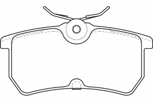 Тормозные колодки дисковые WAGNER WBP23353A