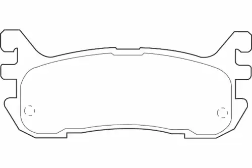 Тормозные колодки дисковые WAGNER WBP23387A