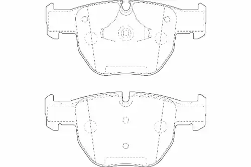Тормозные колодки дисковые WAGNER WBP23397A