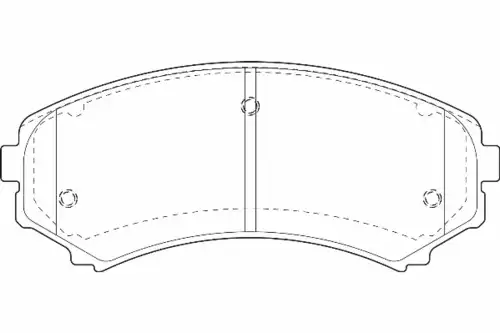 Тормозные колодки дисковые WAGNER WBP23488A