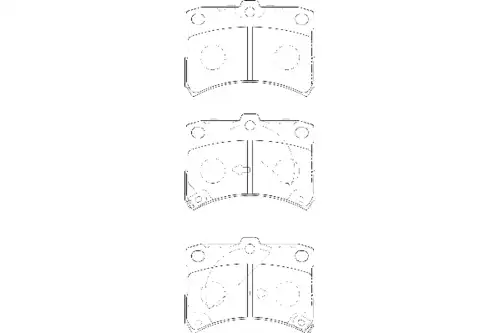Тормозные колодки дисковые WAGNER WBP23494A