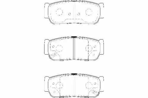 Тормозные колодки дисковые WAGNER WBP23545A