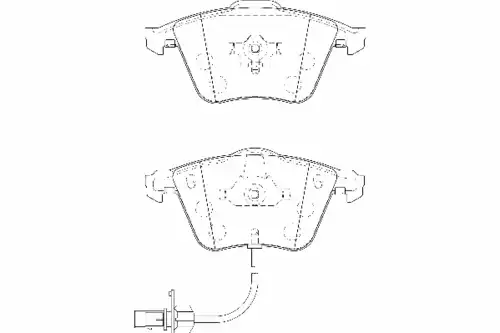Тормозные колодки дисковые WAGNER WBP23763A