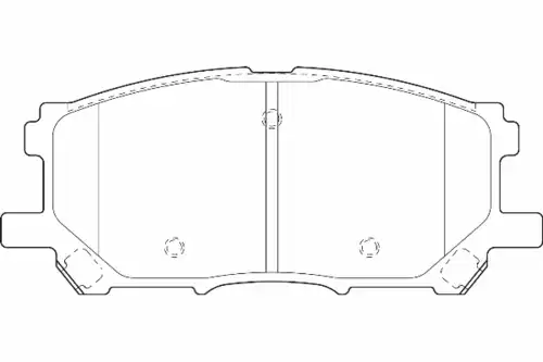 Тормозные колодки дисковые WAGNER WBP23989A