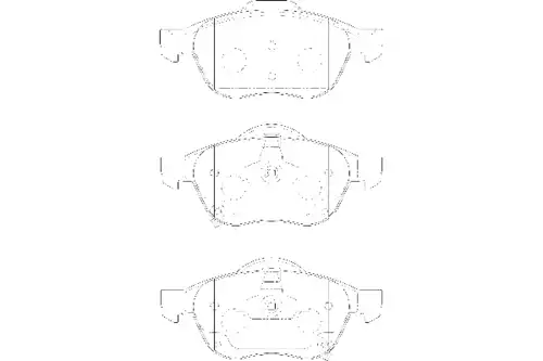 Тормозные колодки дисковые WAGNER WBP23996A