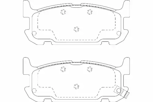 Тормозные колодки дисковые WAGNER WBP24029A