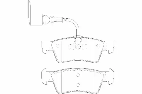 Тормозные колодки дисковые WAGNER WBP24368A
