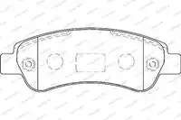 Тормозные колодки дисковые WAGNER WBP24465A