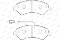 Тормозные колодки дисковые WAGNER WBP24466A
