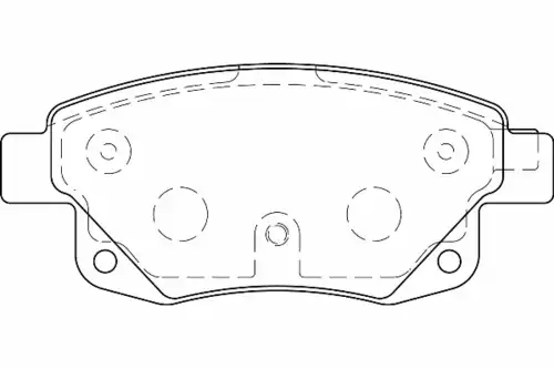 Тормозные колодки дисковые WAGNER WBP24486A
