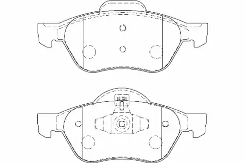 Тормозные колодки дисковые WAGNER WBP24535A