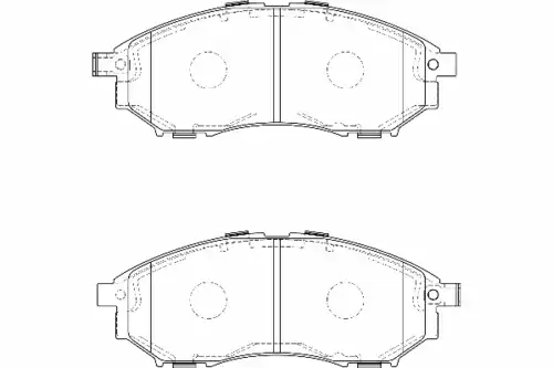 Тормозные колодки дисковые WAGNER WBP80001A