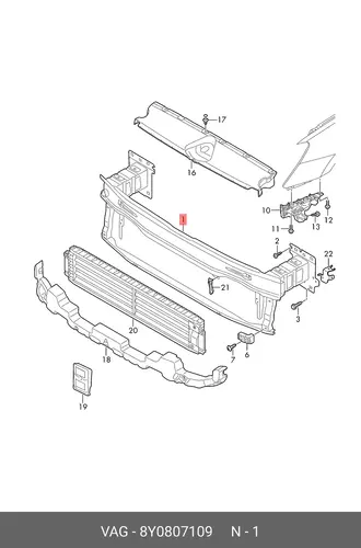 BRACKET 8Y0807109 VAG