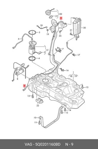 BREATHER L 5Q0201160BD VAG