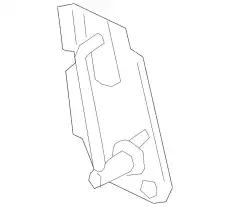 4M8823186D Скоба замка VAG