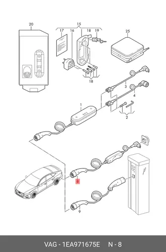 CHARGE CAB 1EA971675E VAG