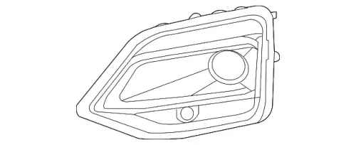 Решетка бампера VAG 80A807679AGCOX