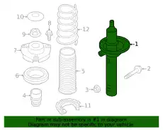 SHOCK ABS 5WA413031D VAG
