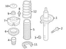 SHOCK ABS 5WA413031D VAG