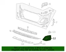 Решетка радиатора VAG 80A853651AHRN4