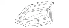 Решетка радиатора VAG 80A853651AHGIW