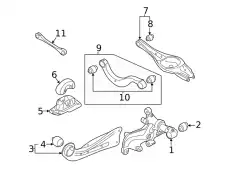 CONTR ARM 5WA505311A VAG