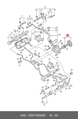 SPROCKET 059109085F VAG