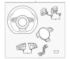 STEERINGWH 8XA419091CRRI VAG