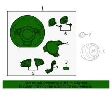 STEERINGWH 8XA419091CRRI VAG
