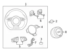 STEERINGWH 8XA419091CRRI VAG