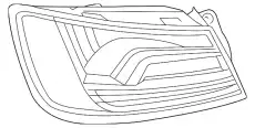 Фонарь задний VAG 8Y0945208