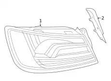 Фонарь задний VAG 8Y0945208