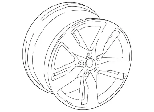 WHEEL 80A601025BK VAG