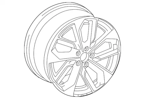 WHEEL 8Y0601025K VAG