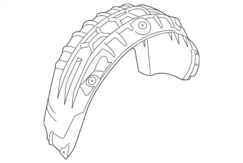 Подкрылок VAG 83A810172D