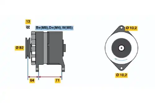 Генератор BOSCH 0 120 468 116