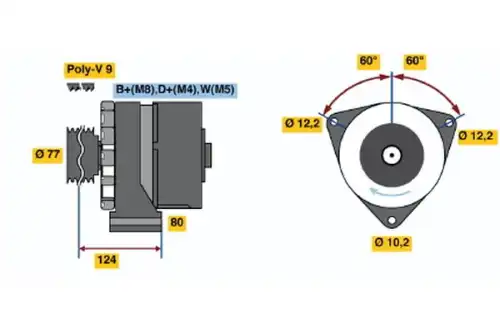 Генератор BOSCH 0 120 468 143