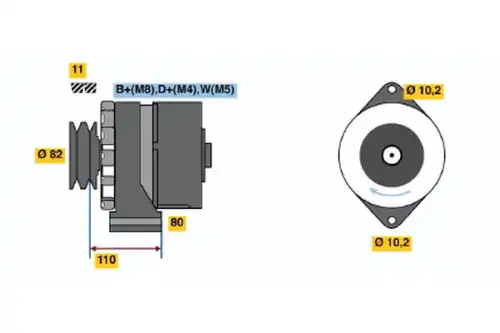 Генератор BOSCH 0 120 469 959