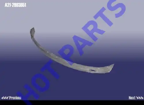 Решетка бампера HOT-PARTS A212803651
