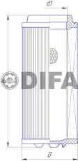 Фильтр воздушный DIFA DIFA43165