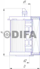 Фильтр масляный DIFA DIFA5356E