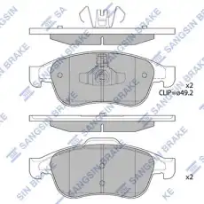 Тормозные колодки дисковые HI-Q SP1390