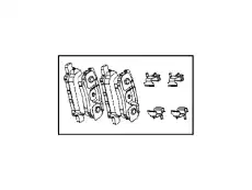 колодки дисковые торм. задн. Mits 68020256AA JEEP