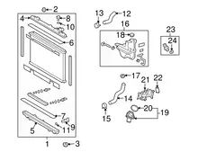 RADIATOR ASSY 16400-38221 TOYOTA / LEXUS