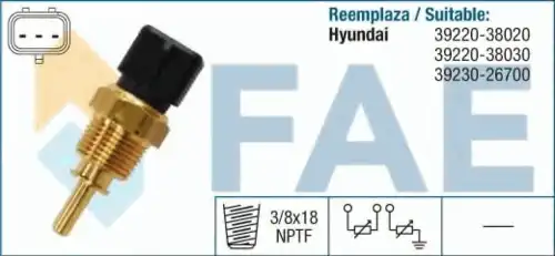 Датчик температуры автомобильный FAE 33355